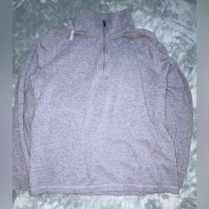 Vintage LL Bean Slightly Fitted 1/4 Zip Pull Over Sweater Men’s Size M Reg Gray